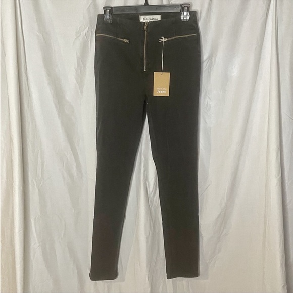 Reformation Niki Jeans Black Size 26 - Picture 3 of 6